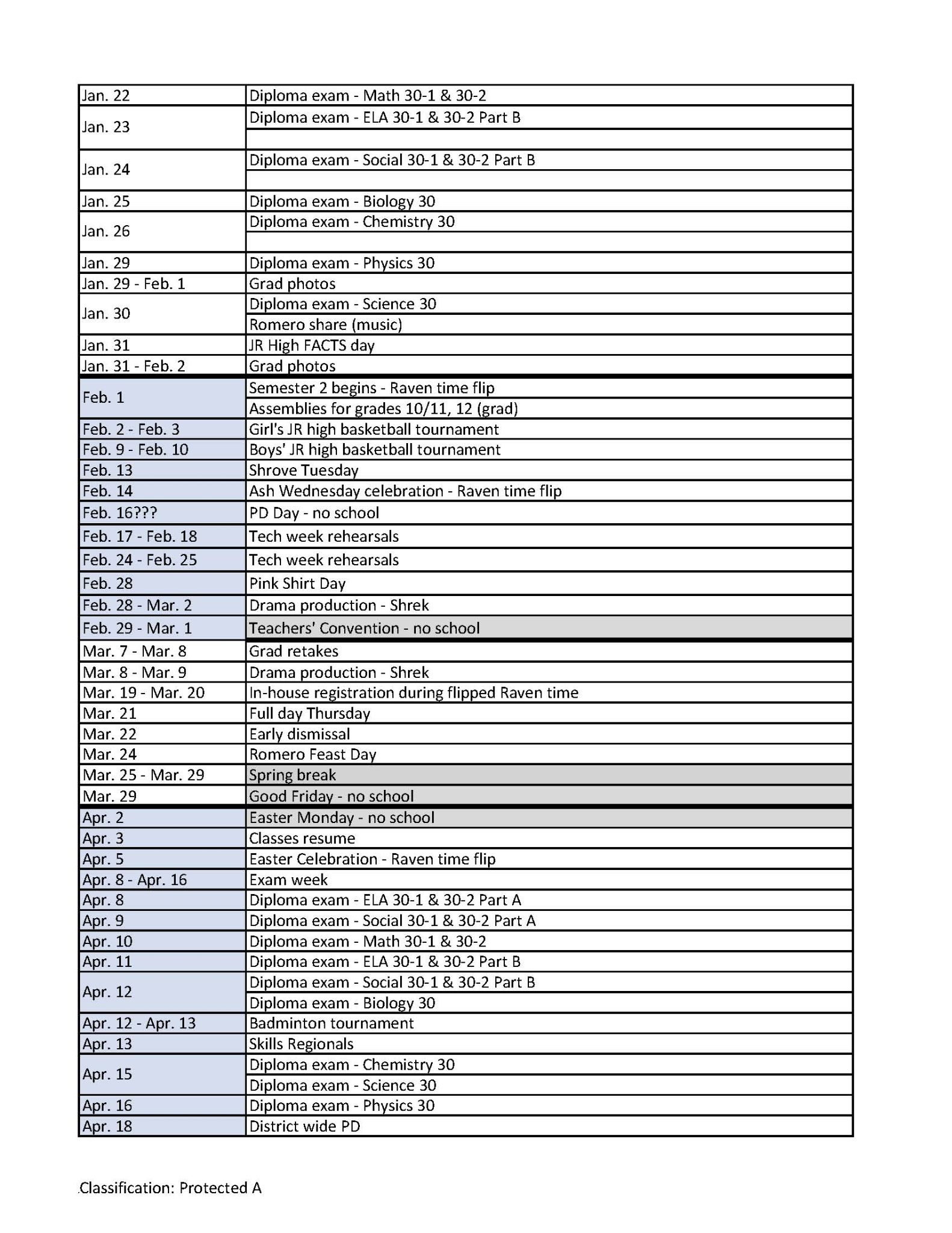 Year at a Glance Calendar 2023 2024 St