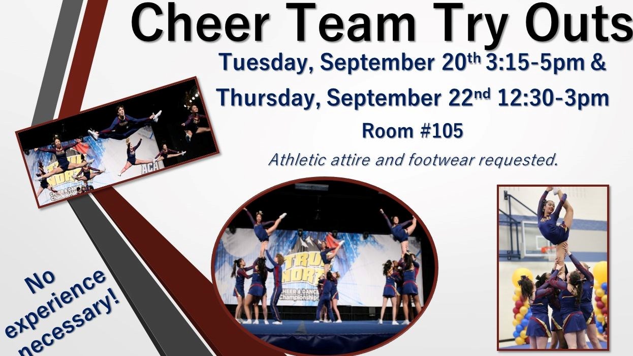 Cheer team tryouts