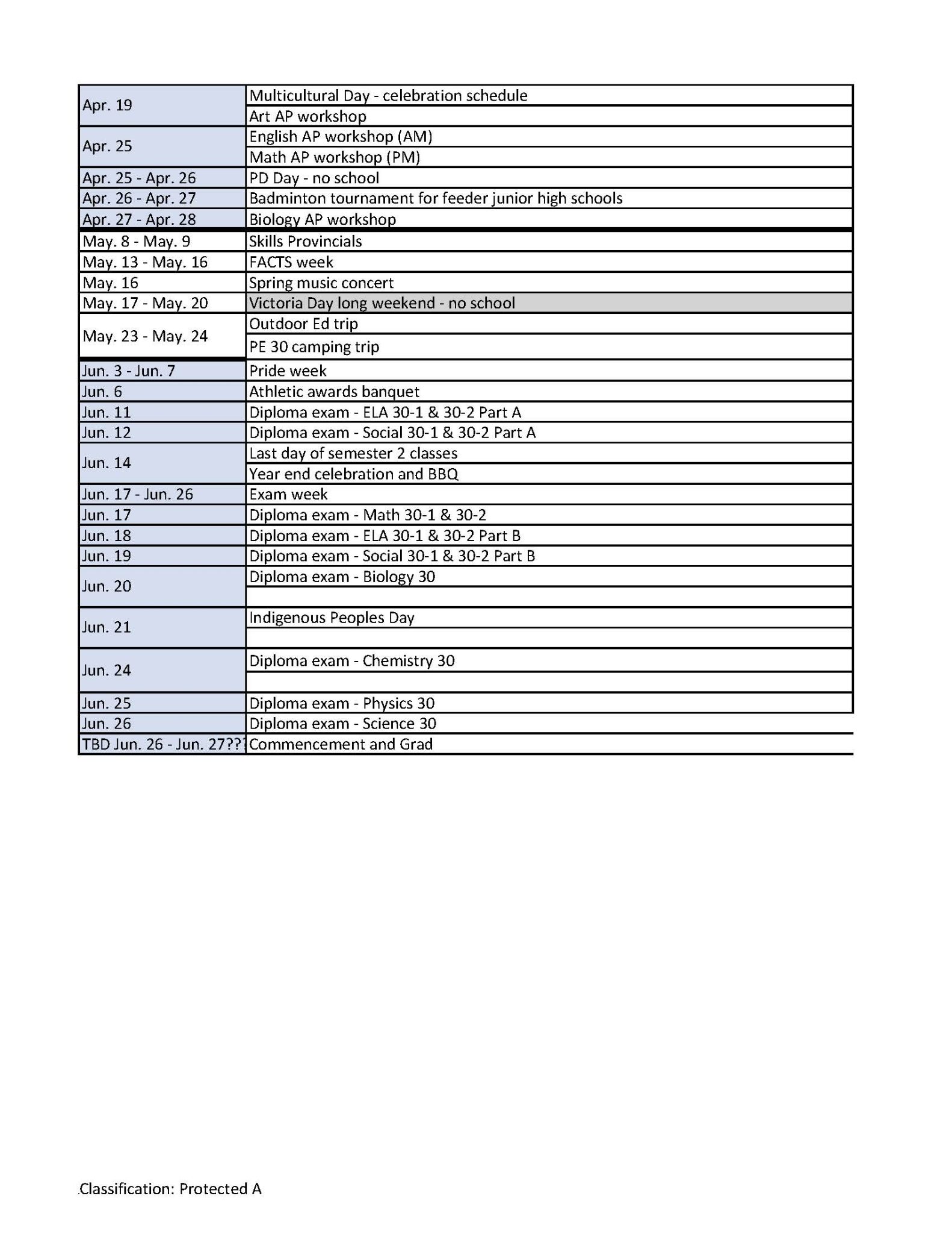 Year at a Glance Calendar 2023 2024 St