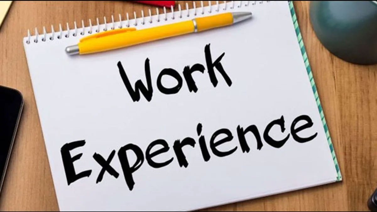 work experience