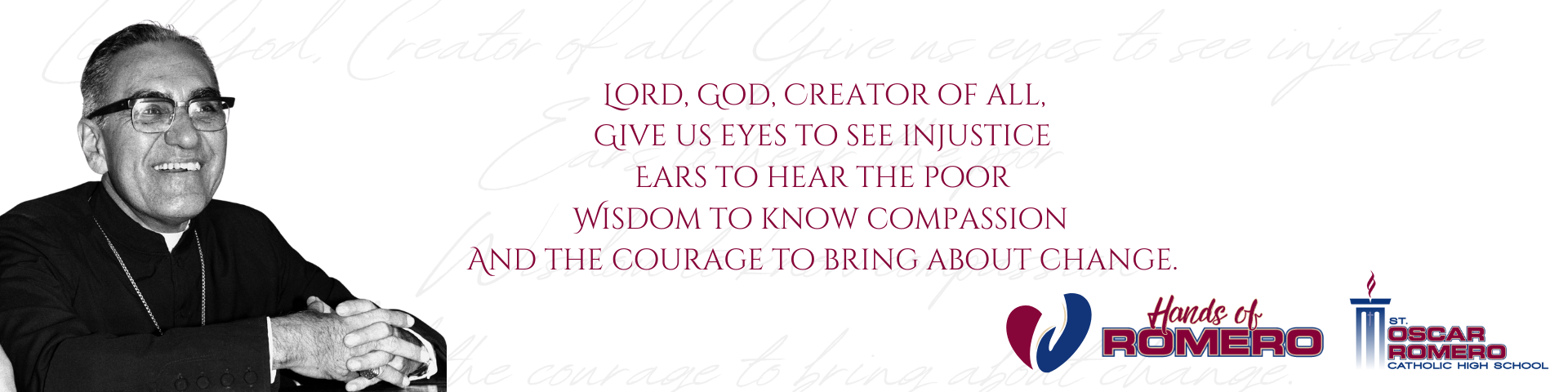 Romero Prayer Banner